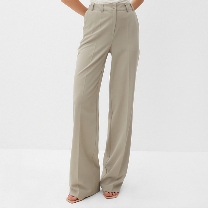 Брюки женские MINAKU: Classic цвет серый, р-р 52 Брюки женские MINAKU: Classic цвет серый, р-р 52