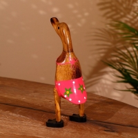 Сувенир "Утка в купальнике " дерево 25 см Сувенир "Утка в купальнике " дерево 25 см