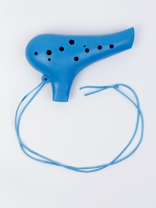 Окарина Music Life 12 отверстий, синяя, 15,5 х 10 х 4,3 см