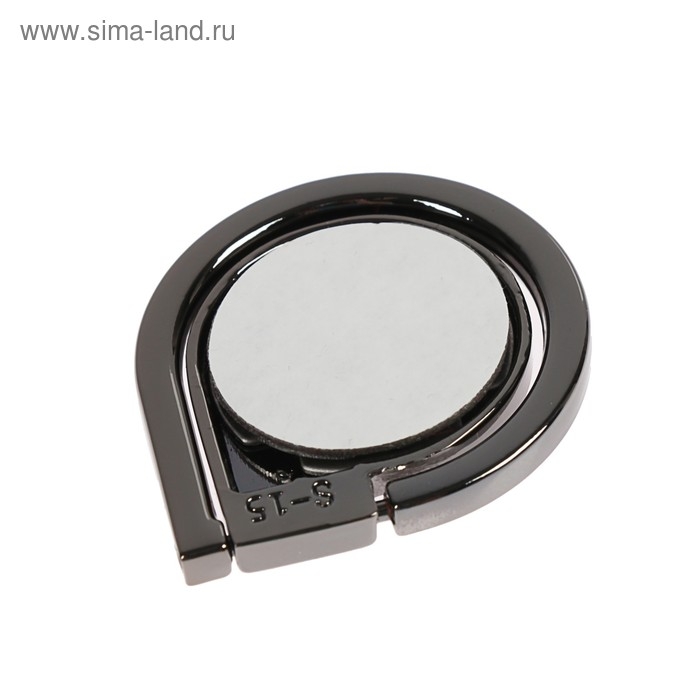 Держатель-подставка с кольцом для телефона LuazON, в форме Держатель-подставка с кольцом для телефона LuazON, в форме "Капли воды", серый