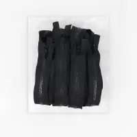 Молния &laquo;Трактор&raquo;, №5, разъёмная, замок автомат, 60 см, чёрная