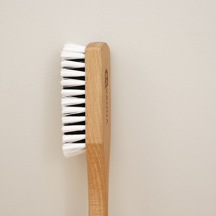 Щётка для одежды и обуви SAVANNA, 21×3,4 см, 59 пучков, искусственная щетина Щётка для одежды и обуви SAVANNA, 21×3,4 см, 59 пучков, искусственная щетина