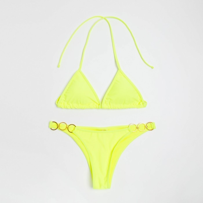 Купальник женский раздельный MINAKU с топом цвет жёлтый, размер 46 Купальник женский раздельный MINAKU с топом цвет жёлтый, размер 46