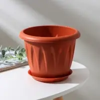 Горшок с поддоном &laquo;Алиция&raquo;, 2 л, цвет терракотовый