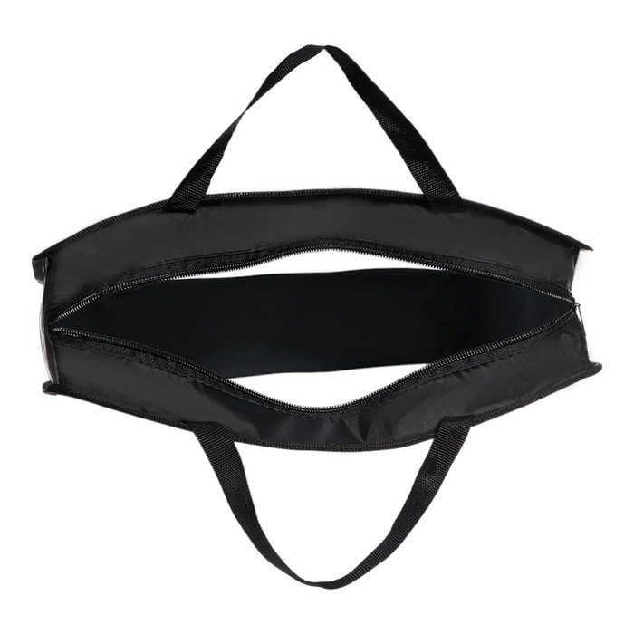 Папка с ручками А4, 330 х 260 х 75 мм, пластиковая, ручки-тесьма, Calligrata "Бульдог"