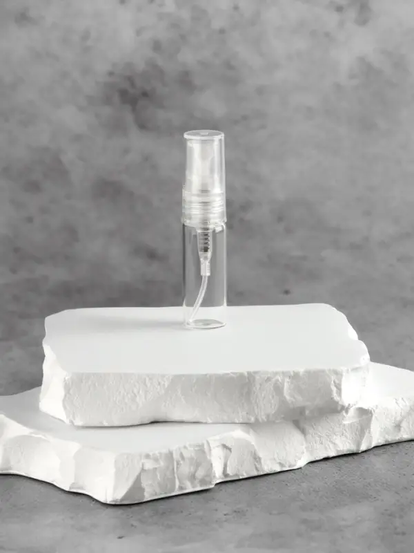 Флакон стеклянный для парфюма, с распылителем, 3 мл, прозрачный