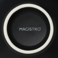 Набор салатников керамических Magistro Matt black, 250 мл, 11,5&times;5,6 см, 2 шт