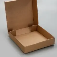 Упаковка для пирога, бурая, 23 х 23 х 5 см