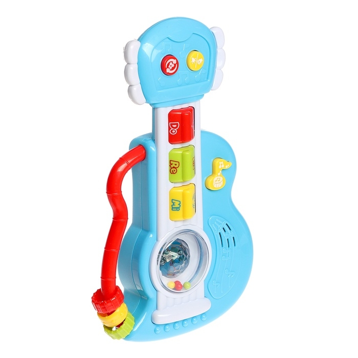 Музыкальная игрушка &laquo;Гитара&raquo;, звуковые и световые эффекты