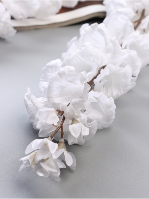 Цветы искусственные "Наперстянка бреди" 97 см, белый