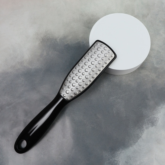 Пилка для ног, трапеция, лазерная, двусторонняя, 24,5 см, цвет чёрный Пилка для ног, трапеция, лазерная, двусторонняя, 24,5 см, цвет чёрный