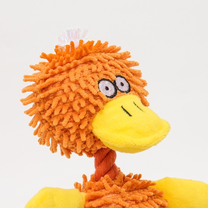 Игрушка текстильная Игрушка текстильная "Косматый утёнок" , 32 х 19 см, коричневая