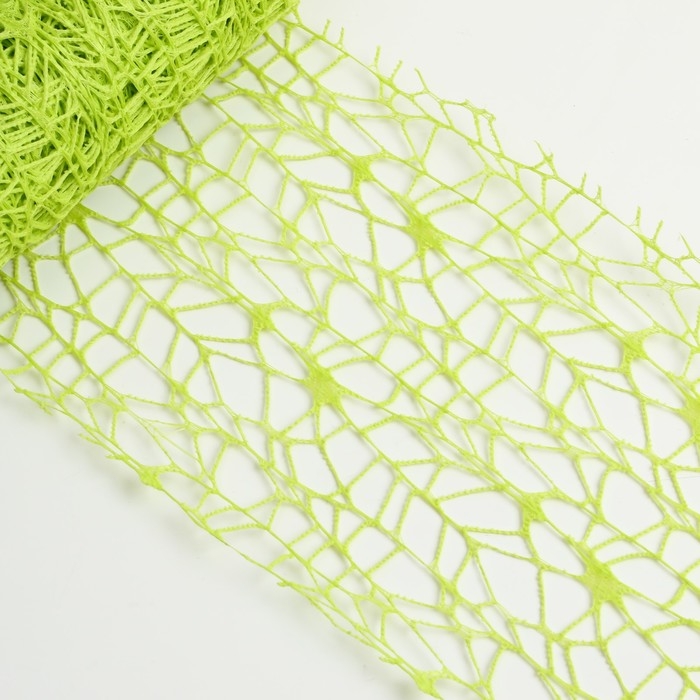 Сетка для творчества Сетка для творчества "Паутинка. Салатовая" намотка 4,5 м 6х6х14 см