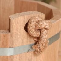 Набор для бани и сауны, шайка 4,5 л, черпак из меди 0,2 л Набор для бани и сауны, шайка 4,5 л, черпак из меди 0,2 л