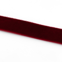 Лента бархатная, 15 мм, 18 &plusmn; 1 м, цвет бордовый №43