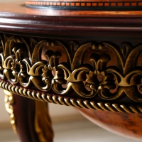 Глобус бар декоративный "Винтажная карта" узорные ножки 60,4х60,4х104 см