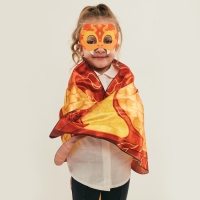 Карнавальная маска &laquo;Прикольная змейка&raquo;, цвет красный