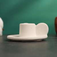 Подсвечник "Саймон" белый песок, 3х6х6см Подсвечник "Саймон" белый песок, 3х6х6см