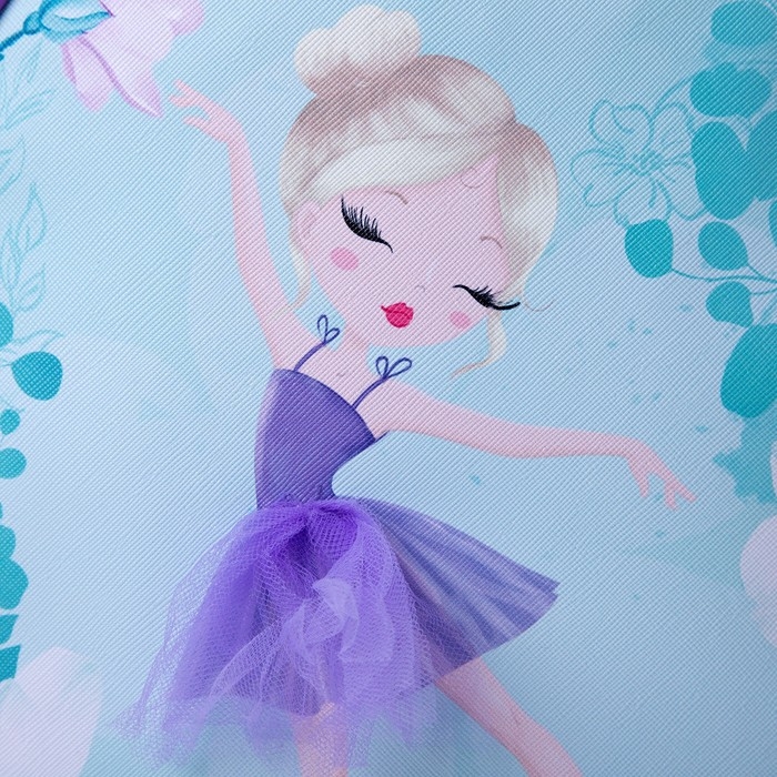 Рюкзак детский для девочки из искусственной кожи &laquo;Балерина&raquo;, 30х25 см