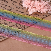 Кружево капроновое &laquo;Радуга яркая&raquo;, 45 мм &times; 10 &plusmn; 1 м, цвет разноцветный №1