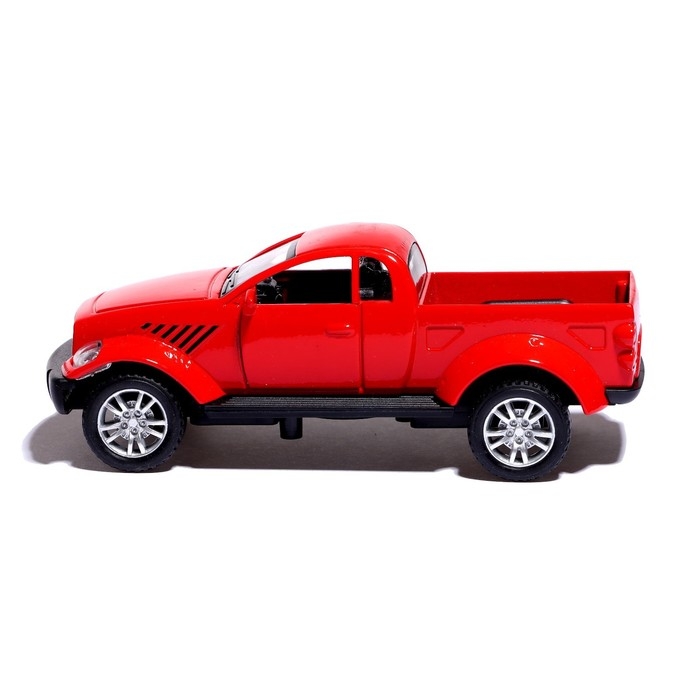 Машина металлическая &laquo;Раптор&raquo;, открываются двери, 1:32, инерция, цвет красный