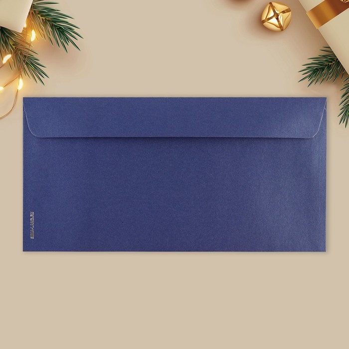 Конверт для денег, набор 10 штук, &laquo;С Новым годом&raquo;, тиснение, 22 х 11 см, Новый год