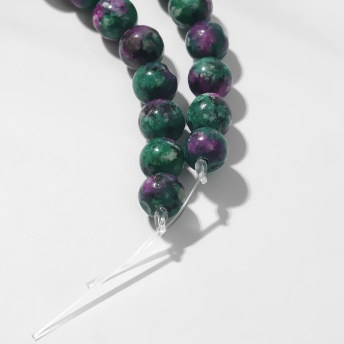 Бусины на нити шар №6 &laquo;Турмалин&raquo;, 60 бусин