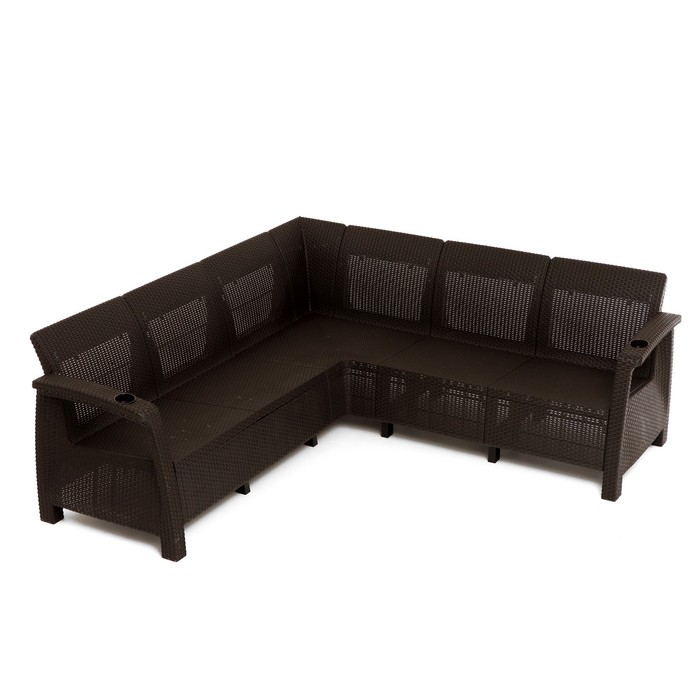 Набор садовой мебели Набор садовой мебели "Ротанг": диван угловой, стол + 2 кресла