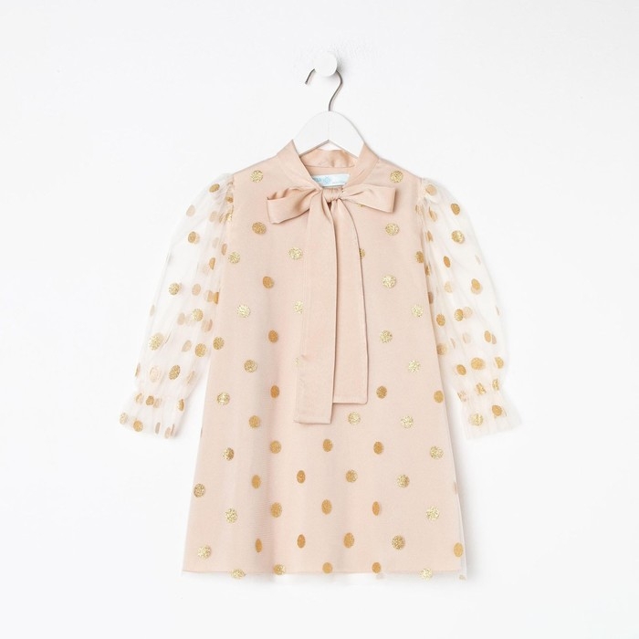 Платье детское KAFTAN горошек, рост 122-128 см Платье детское KAFTAN горошек, рост 122-128 см