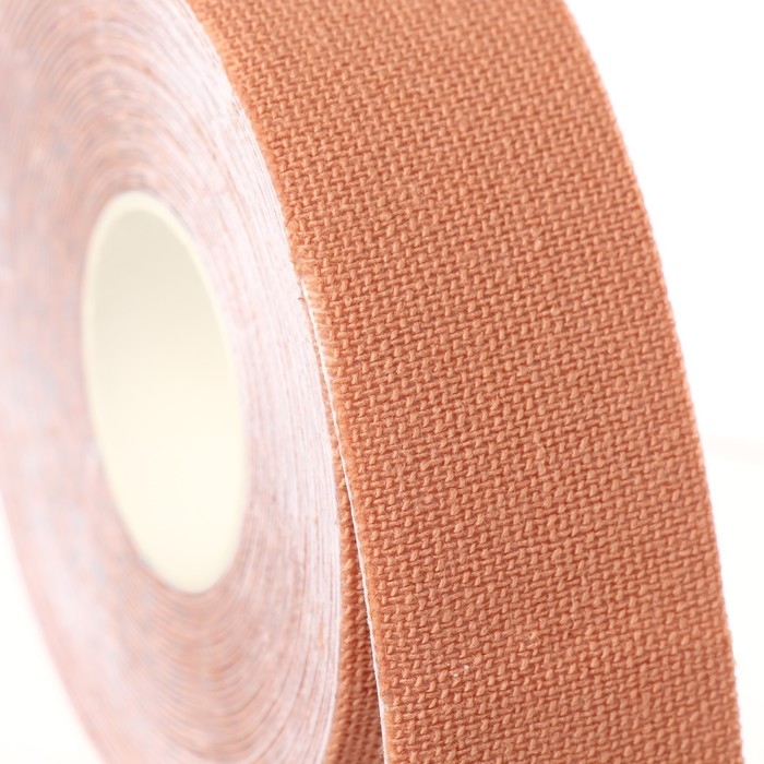 Кинезио - тейп, 2,5 см &times; 5 м, цвет бежевый