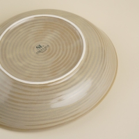 Тарелка глубокая фарфоровая SL Home &laquo;Песчаный бриз&raquo;, 1,3 л, 26&times;24&times;6 см, цвет бежевый