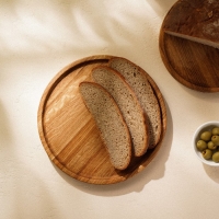 Доска для пиццы из дуба Sima-Land Home &laquo;Доливия&raquo;, d=25 см