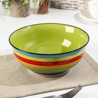 Салатник &laquo;Спектр&raquo;, 1.5 л, керамика, МИКС