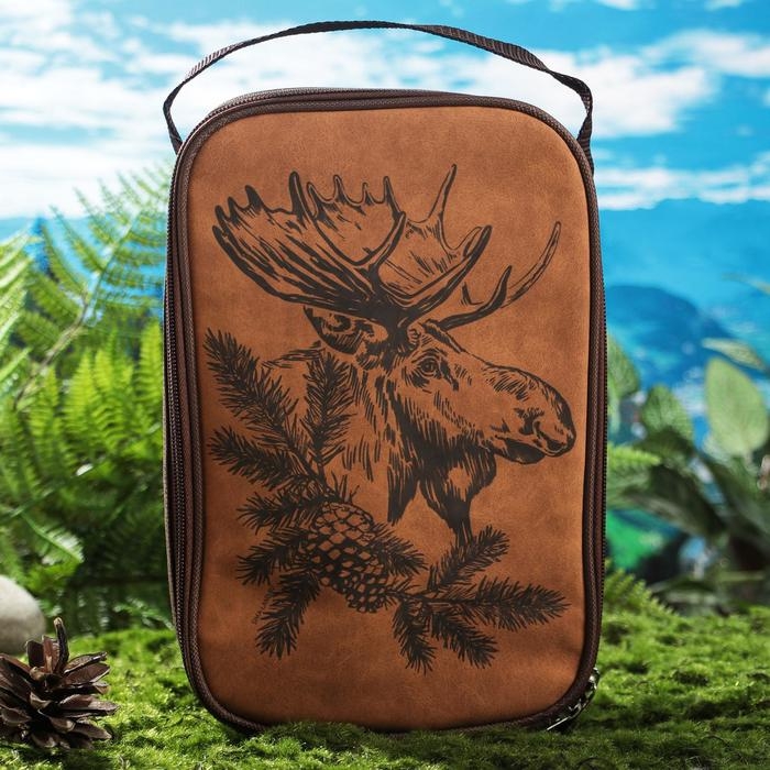 Набор &laquo;Лось&raquo;, термос 500 мл, кружка 2 шт