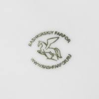 Тарелка квадратная фарфоровая &laquo;Бельё&raquo;, 19&times;19 см