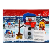 Конструктор новый год &laquo;Праздничный снеговик&raquo;, 74 детали