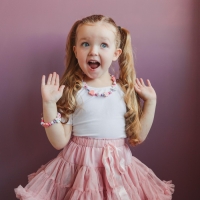 Набор детский 2 предмета: бусы, браслет «Выбражулька», зайчик, цветной Набор детский 2 предмета: бусы, браслет «Выбражулька», зайчик, цветной