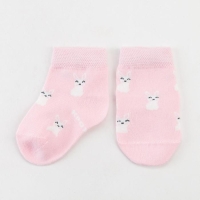 Носки детские Крошка Я «Зайчики», цвет розовый, 8-10 см Носки детские Крошка Я «Зайчики», цвет розовый, 8-10 см