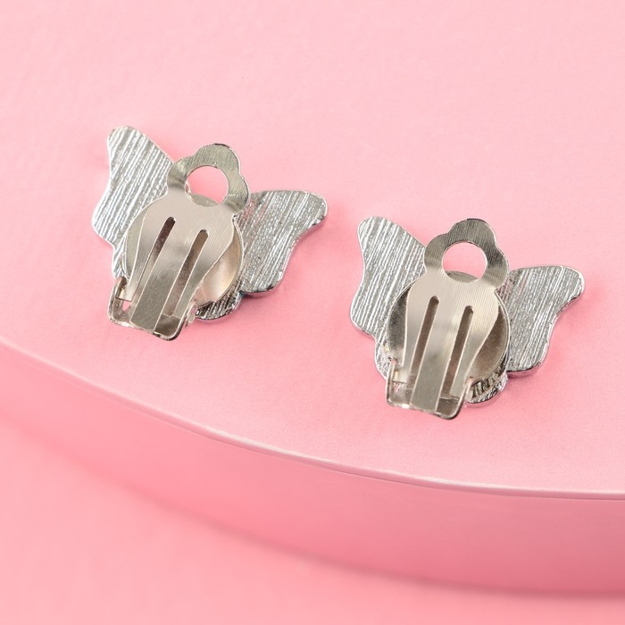 Серьги клипсы детские &laquo;Мисс вселенная&raquo;