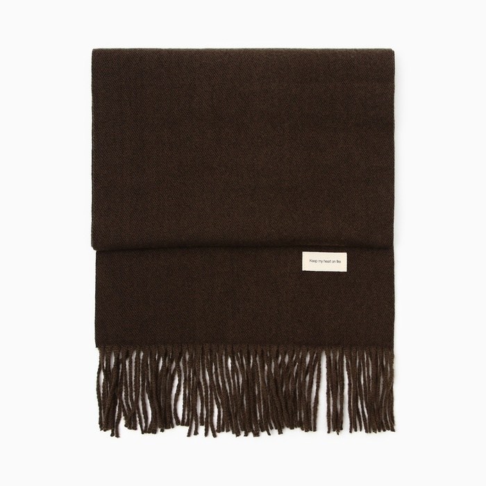 Шарф женский MIST, кофейный 33*180 см Шарф женский MIST, кофейный 33*180 см