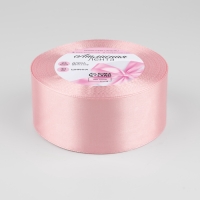 Лента атласная, 40 мм &times; 23 &plusmn; 1 м, цвет розовая гвоздика №277