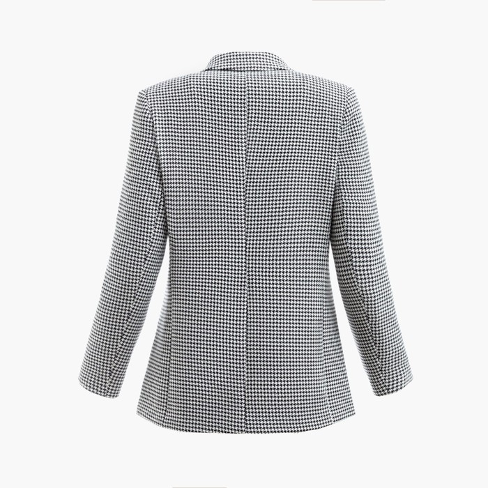 Пиджак женский двубортный MIST р. 50, чёрный/белый Пиджак женский двубортный MIST р. 50, чёрный/белый