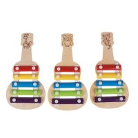 Металлофон &laquo;Гитара&raquo; 21&times;10,5 &times; 1,5 см, 2 палочки, МИКС