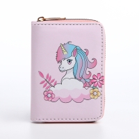 Кошелёк детский на молнии «Выбражулька», цвет розовый Кошелёк детский на молнии «Выбражулька», цвет розовый