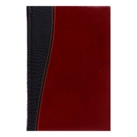 Телефонная книга А5, 136 х 202 мм, 96 листов, Cayman, вырубной алфавит, комбинированная кожа