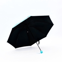 Зонт механический «Ягоды», эпонж, 4 сложения, 8 спиц, R = 49/55 см, D = 110 см, цвет голубой Зонт механический «Ягоды», эпонж, 4 сложения, 8 спиц, R = 49/55 см, D = 110 см, цвет голубой