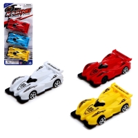 Набор инерционных машин &laquo;Рейсер&raquo;, 3 штуки, МИКС