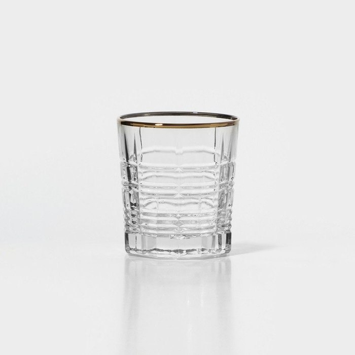 Набор низких стаканов стеклянных &laquo;Даллас Голд&raquo;, 300 мл, 2 шт