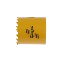 Коронка биметаллическая ТУНДРА, 44 мм, M16 с дополнительной фиксацией