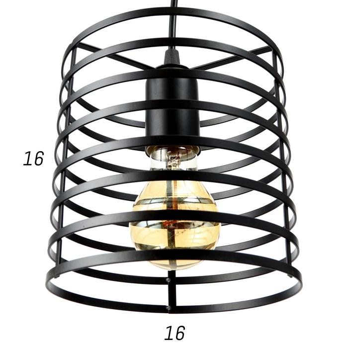 Светильник подвесной Светильник подвесной "Цилиндр" 1x40Вт E27 16х16х116 см